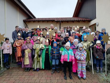 Die Sternsinger in Rommerz
